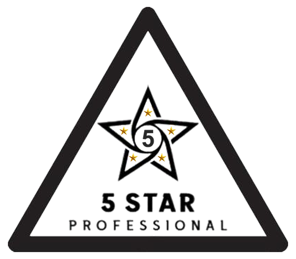 5 Star Professional Logo